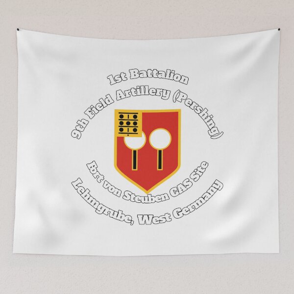 Item preview, 1st Battalion 9th Field Artillery Regiment Fort von Steuben CAS - Pershing (White Lettering) designed and sold by tomgriffin1956.