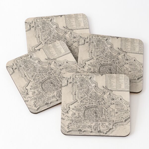 Item preview, Vintage Map of Padua Italy (1618) designed and sold by BravuraMedia.