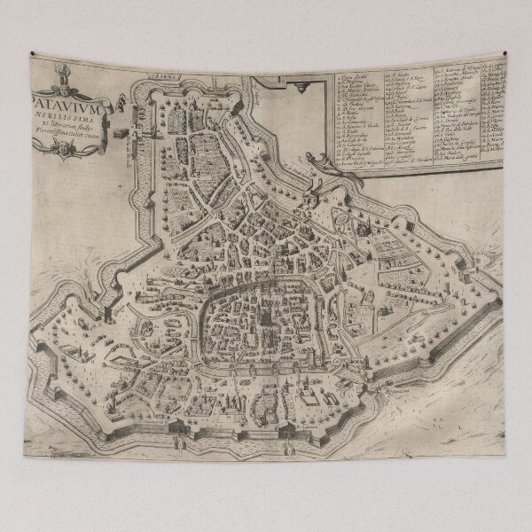 Item preview, Vintage Map of Padua Italy (1618) designed and sold by BravuraMedia.