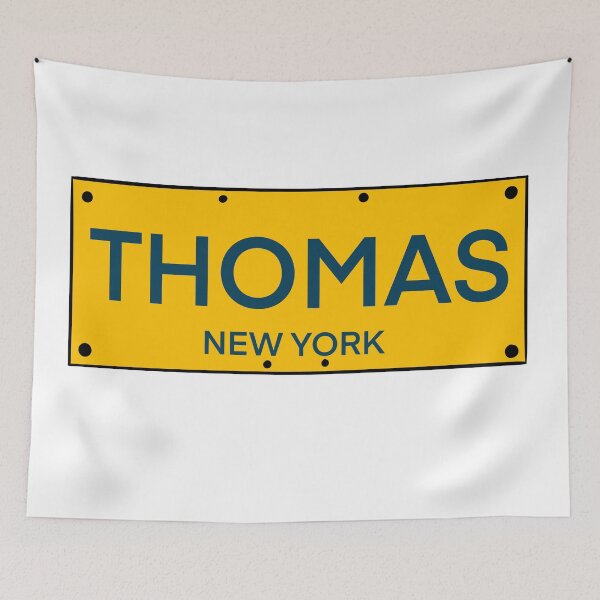 Artikelvorschau, New York Kennzeichen Name Thomas entworfen und verkauft von LinhlyHarwell13.