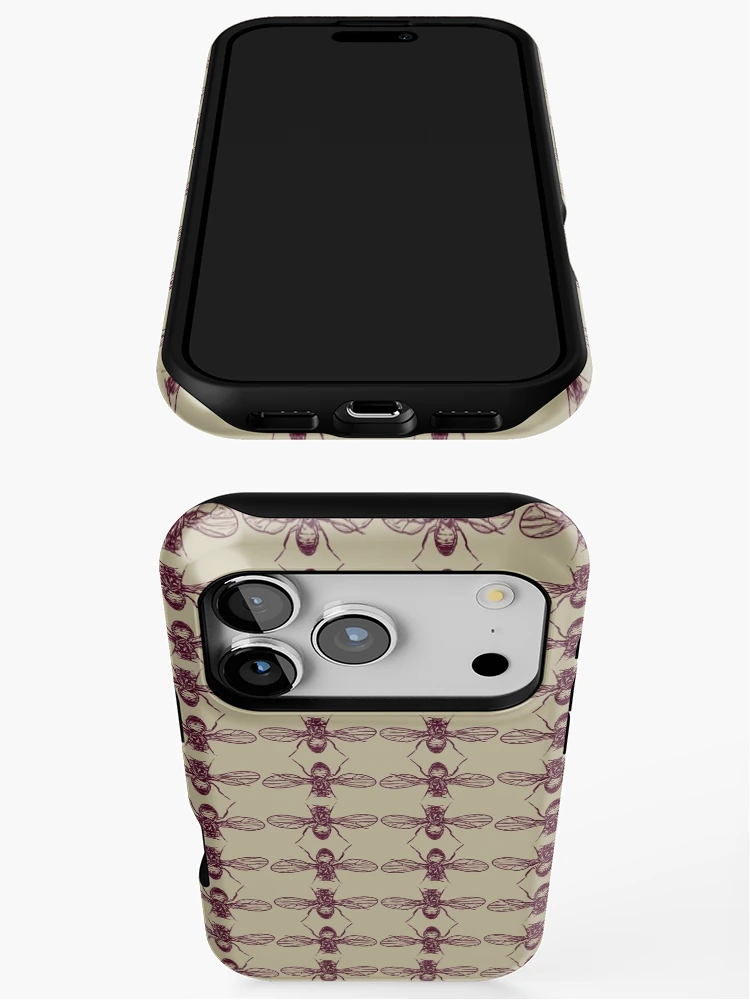 Thumbnail 3 of 4, iPhone Case, Fruit Fly Pattern designed and sold by RILCUart.