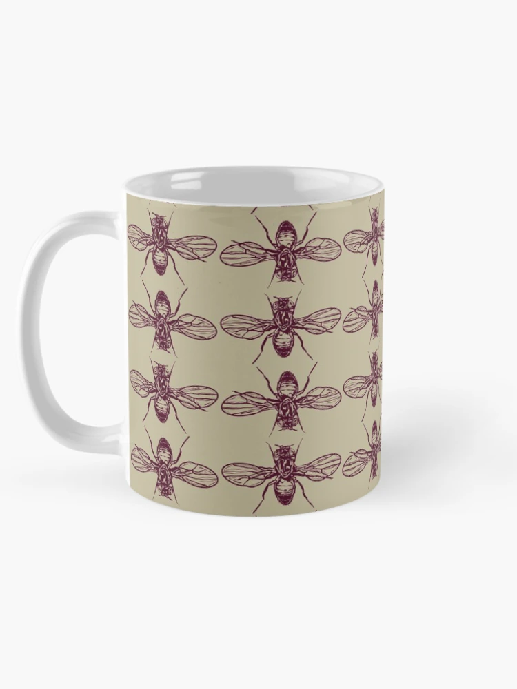 Thumbnail 5 of 6, Coffee Mug, Fruit Fly Pattern designed and sold by RILCUart.