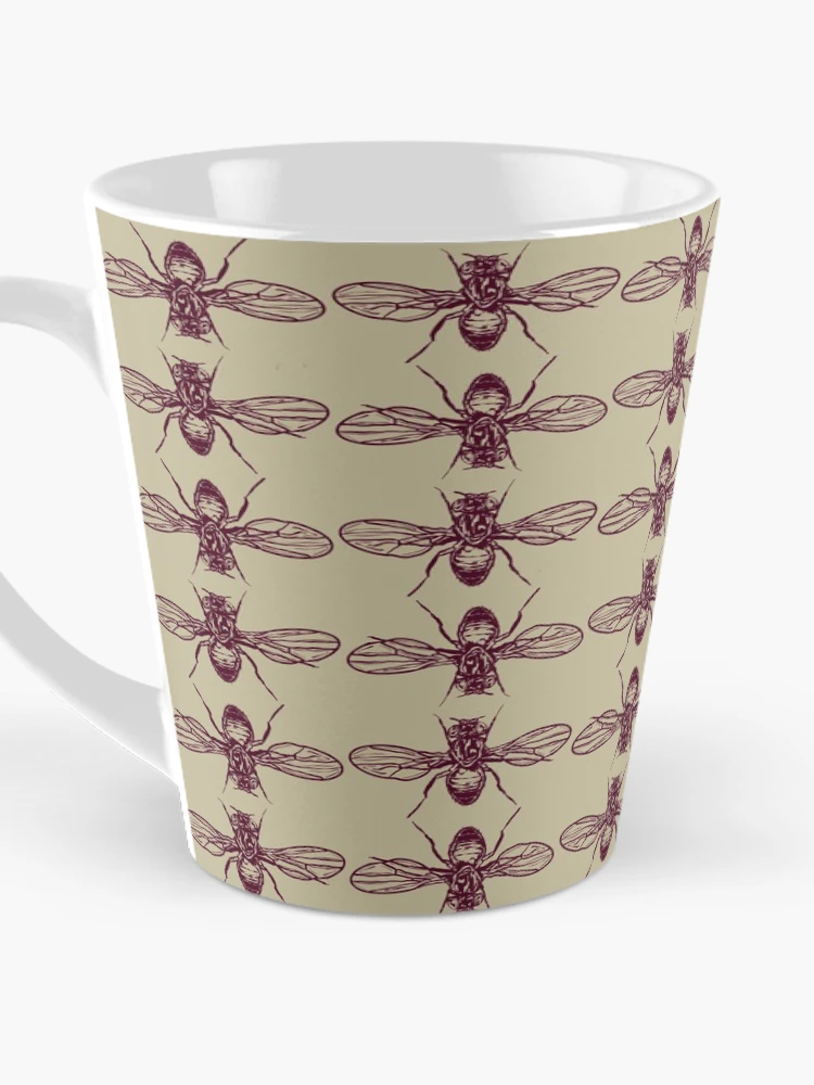 Thumbnail 3 of 4, Coffee Mug, Fruit Fly Pattern designed and sold by RILCUart.