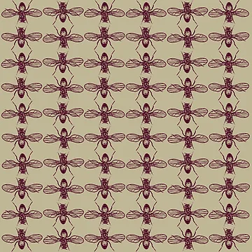Artwork thumbnail, Fruit Fly Pattern by RILCUart
