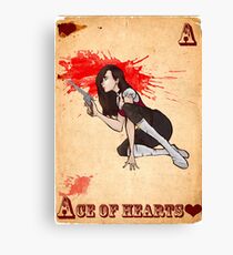 Ace of Hearts Canvas Print