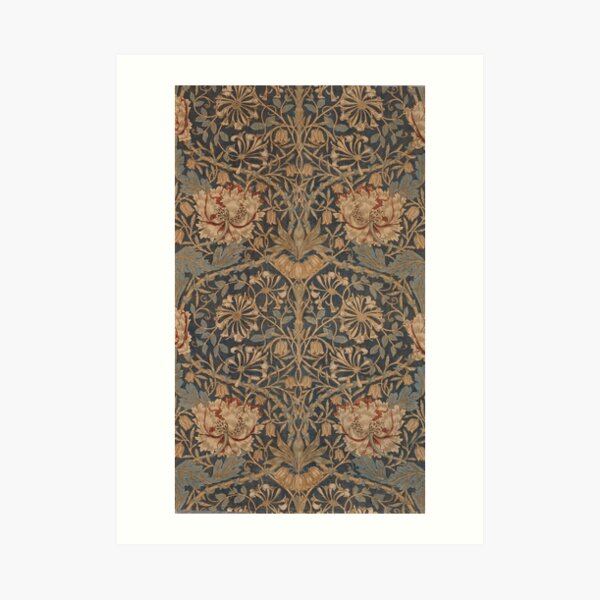 Honeysuckle by William Morris, 1876 Art Print