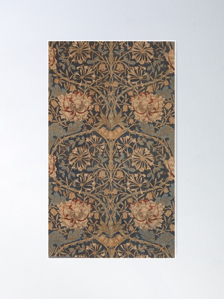 Alternate view of Honeysuckle by William Morris, 1876 Poster
