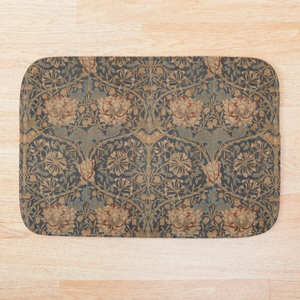 Honeysuckle by William Morris, 1876 Bath Mat