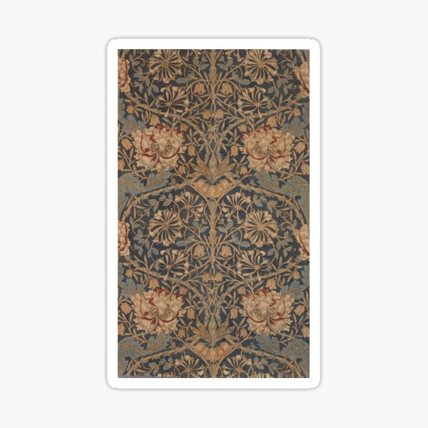 Honeysuckle by William Morris, 1876 Sticker