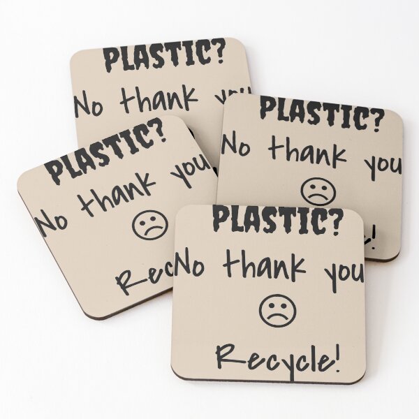 Item preview, ¿El plastico? ¡No gracias! designed and sold by luv4llamas.