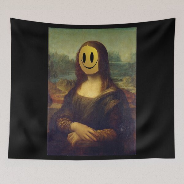 Item preview, Mona Lisa Smile II - Homage to Banksy (Sans Text) designed and sold by DarkMatter2016.