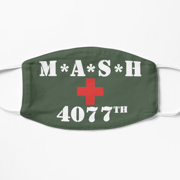 MASH 4077th Shirt, Sticker, Hoodie, Mask Flat Mask