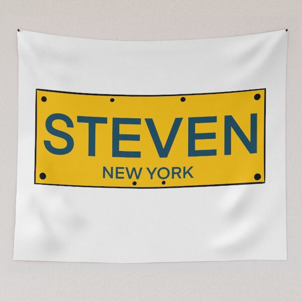 Artikelvorschau, New York Kennzeichen Name Steven entworfen und verkauft von LinhlyHarwell13.
