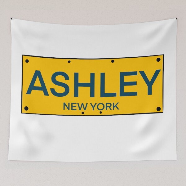 Artikelvorschau, New York Kennzeichen Name Ashley entworfen und verkauft von LinhlyHarwell13.