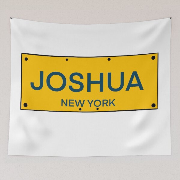 Artikelvorschau, New York Kennzeichen Name Joshua entworfen und verkauft von LinhlyHarwell13.