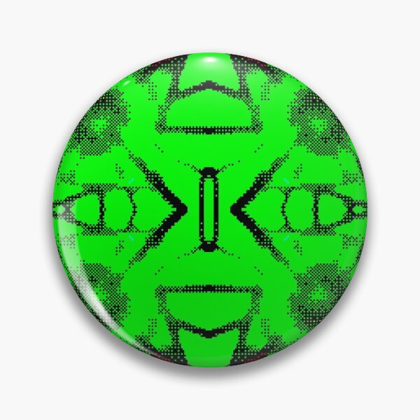 Item preview, Creepy Eye in Spider's Web - psychedelic abstract - 8-bit micro tunnel designed and sold by MoMoJaJa.