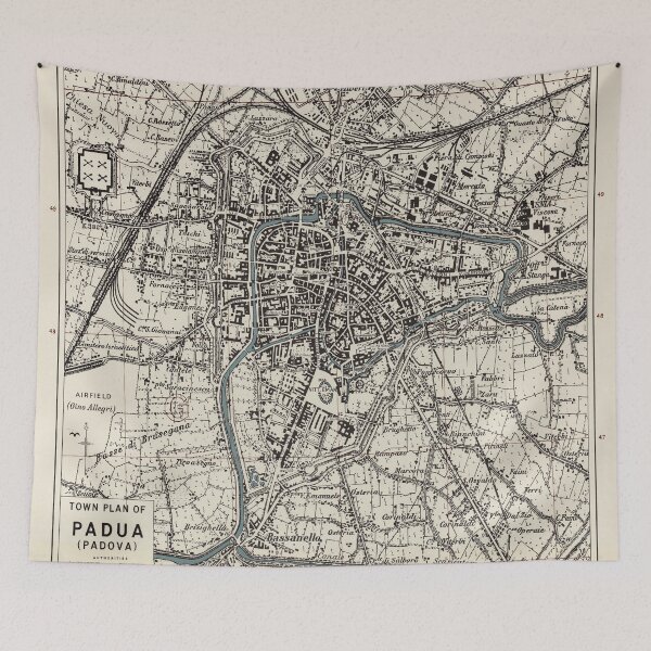 Item preview, Vintage Map of Padua Italy (1943) designed and sold by BravuraMedia.