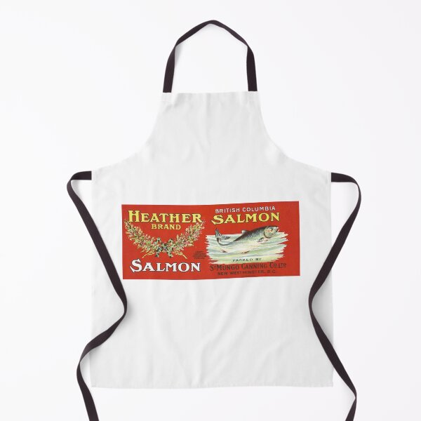 Item preview, Heather Brand Salmon tin label designed and sold by FOVCA.