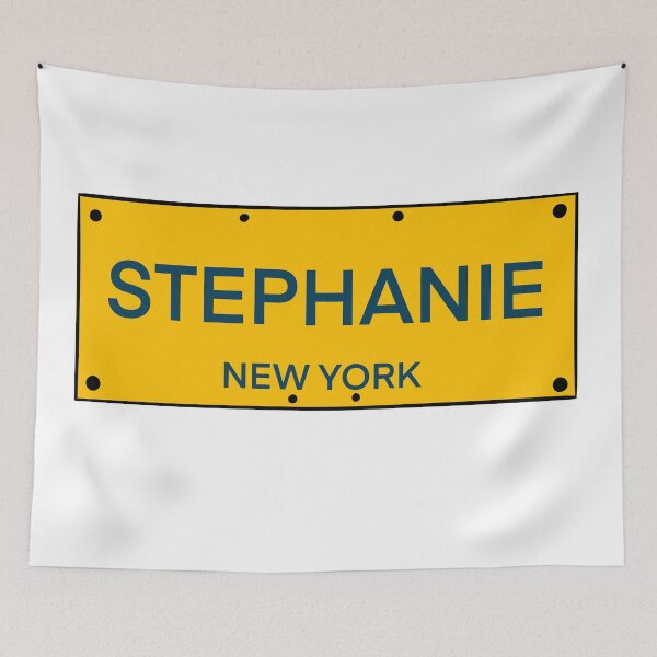 Artikelvorschau, New York Kennzeichen Name Stephanie entworfen und verkauft von LinhlyHarwell13.