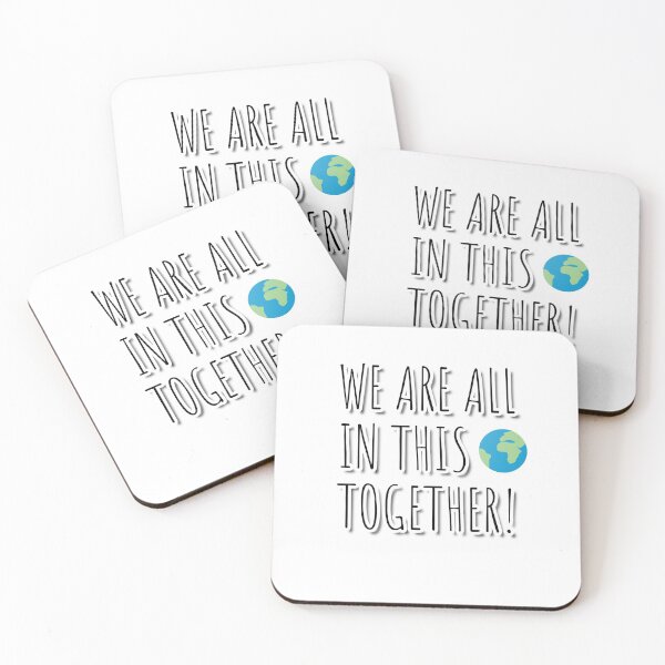 Item preview, WE ARE ALL IN THIS WORLD TOGETHER! designed and sold by SiamIntrendShop.