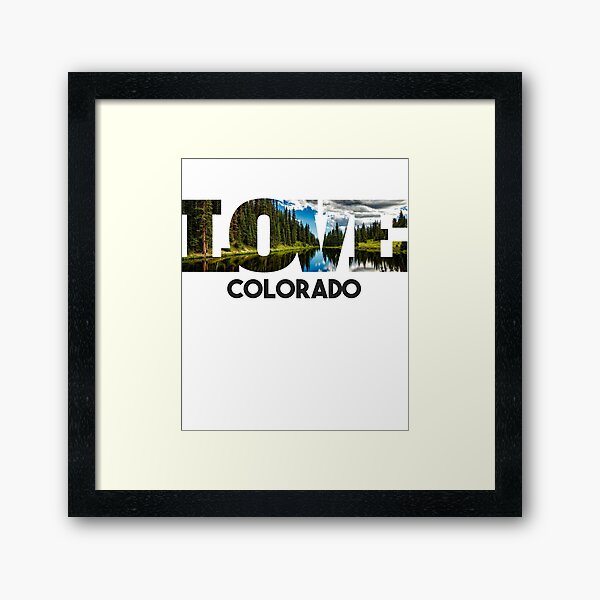 Item preview, Love Colorado Design for Fans of the Mile High State designed and sold by Hopscotch Shop Designs.