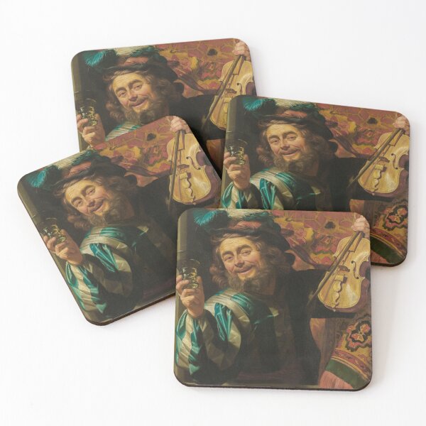 Item preview, Painting Art, Gerard van Honthorst Paintings Artist, The Happy Fiddler designed and sold by SasyJamArt.