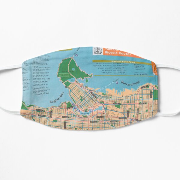 Vancouver cycling map, 2005 Mask