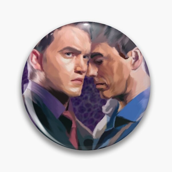 Item preview, Captain Jack Harkness and Ianto Jones - Digital Portrait designed and sold by Fall From Reality.