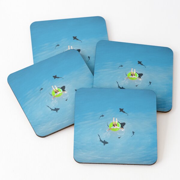 Item preview, Swimming with sharks designed and sold by Lhadii.
