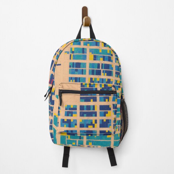 Item preview, 1954 building age map of Mount Pleasant (West) in blue and gold designed and sold by FOVCA.
