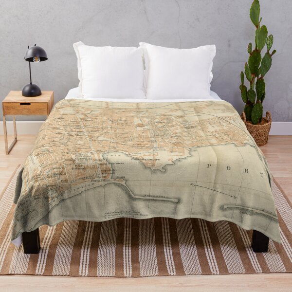 Item preview, Vintage Map of Palermo Italy (1900) designed and sold by BravuraMedia.