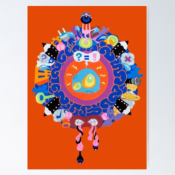 Item preview, Pop Art Mandala designed and sold by Artwitted Store.