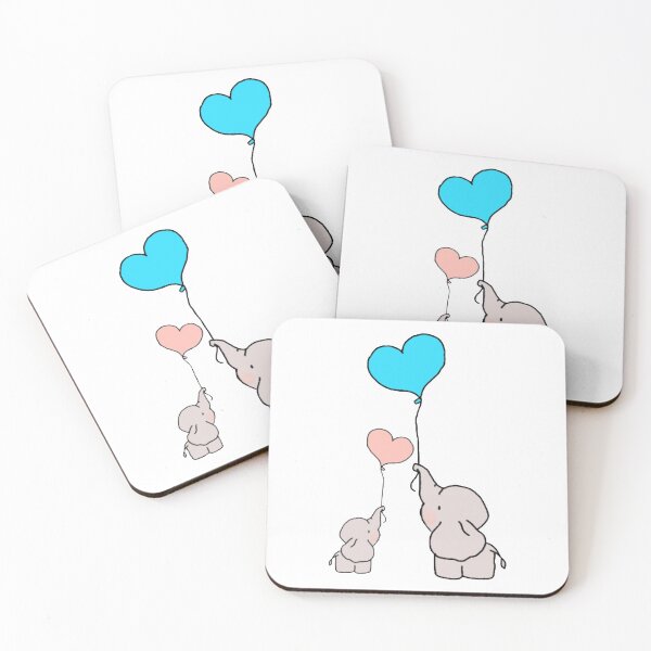 Item preview, Elephants Holding Balloons designed and sold by vdf11.