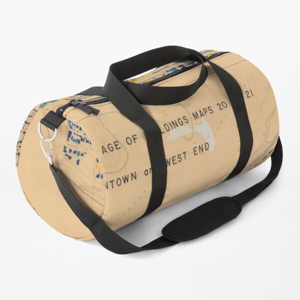1954 building age map (Downtown/West End) Duffle Bag