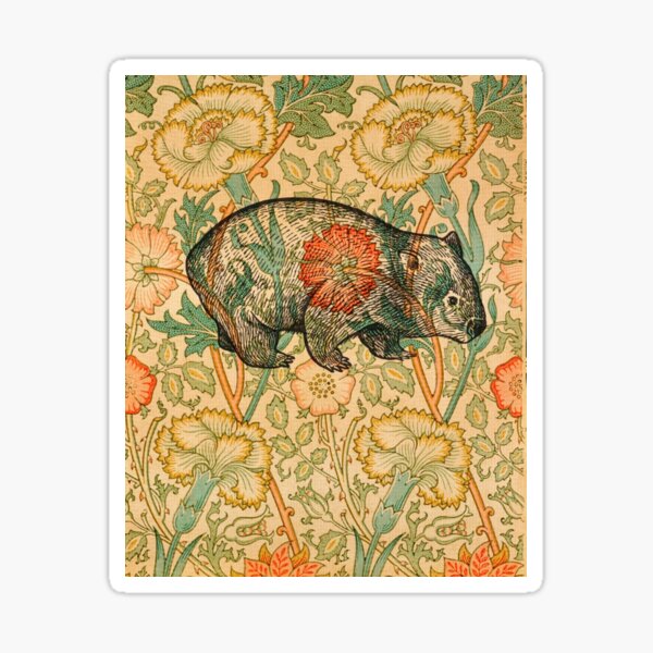 Rossetti's Wombat in Yellow Sticker
