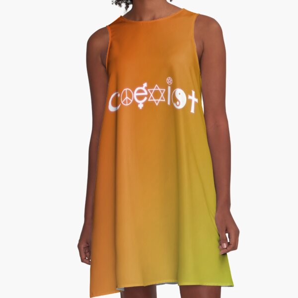 Coexist A-Line Dress
