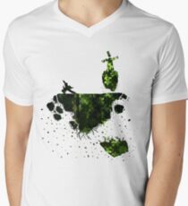 floating earth Men's V-Neck T-Shirt
