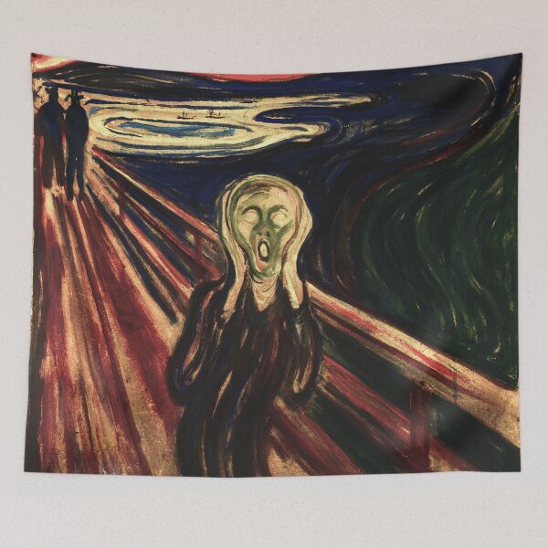Item preview, The Scream by Edvard Munch Restored Tempera Version designed and sold by Dator.