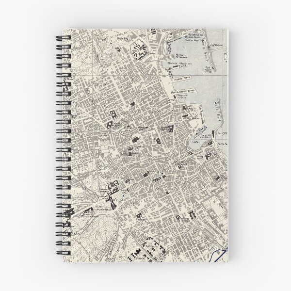 Item preview, Vintage Map of Palermo Italy (1943) designed and sold by BravuraMedia.