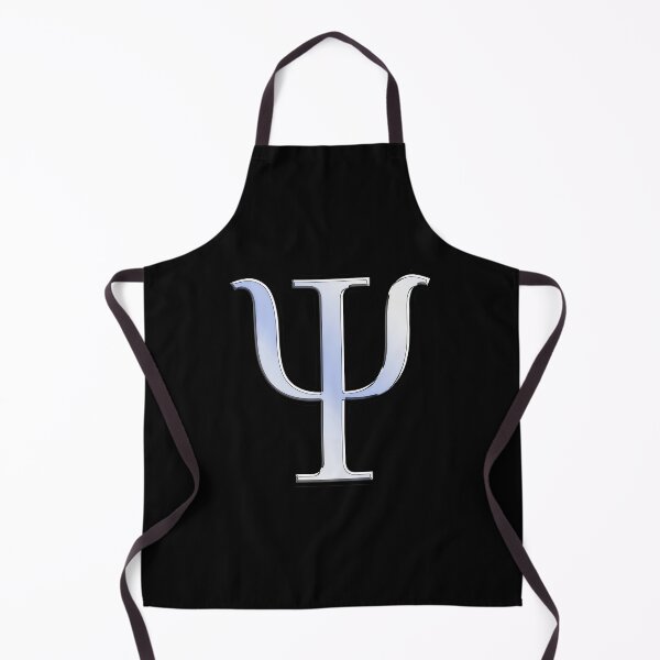 Item preview, Psi Greek Letter Symbol Chrome Carbon Style designed and sold by Garaga.