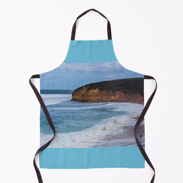 Item preview, A surfer runs away from the pro-waves at Bells Beach, Australia. designed and sold by shaynetwright.