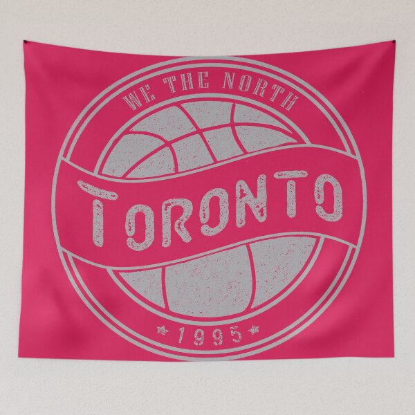 Item preview, Toronto basketball red vintage logo designed and sold by KMA Home Design.