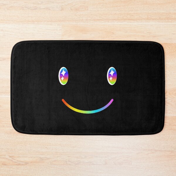 Item preview, Rainbow black smiley face  designed and sold by Hidden Wonder.