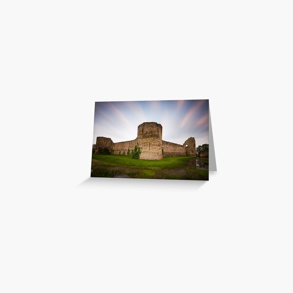 Pevensey castle Greeting Card