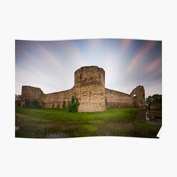 Pevensey castle Poster