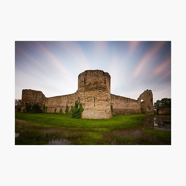 Pevensey castle Photographic Print