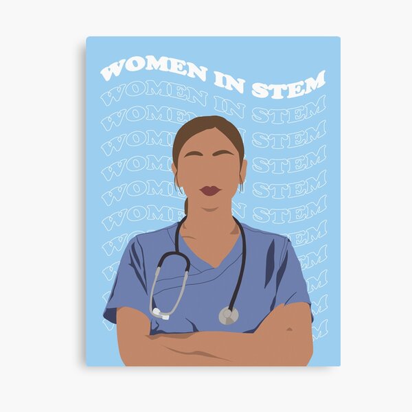 Women in STEM - Health Worker II Canvas Print