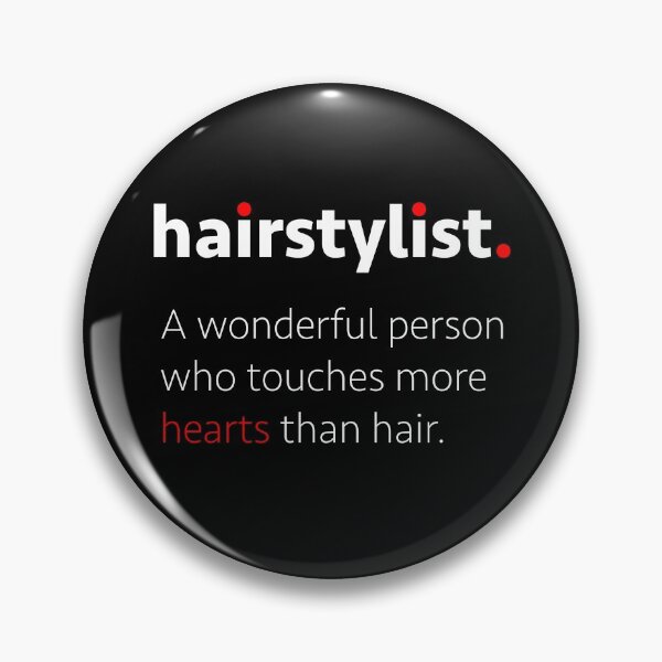 Item preview, A Wonderful Person Touches Hearts Funny Hairstylist design designed and sold by inkedtee.