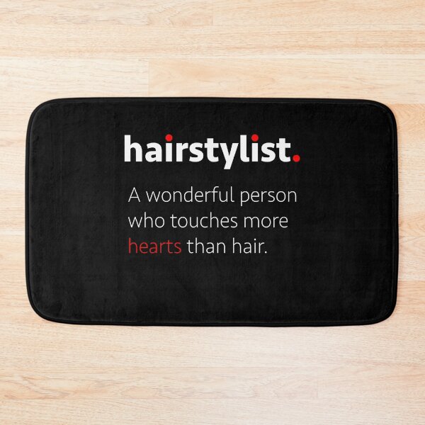 Item preview, A Wonderful Person Touches Hearts Funny Hairstylist design designed and sold by inkedtee.