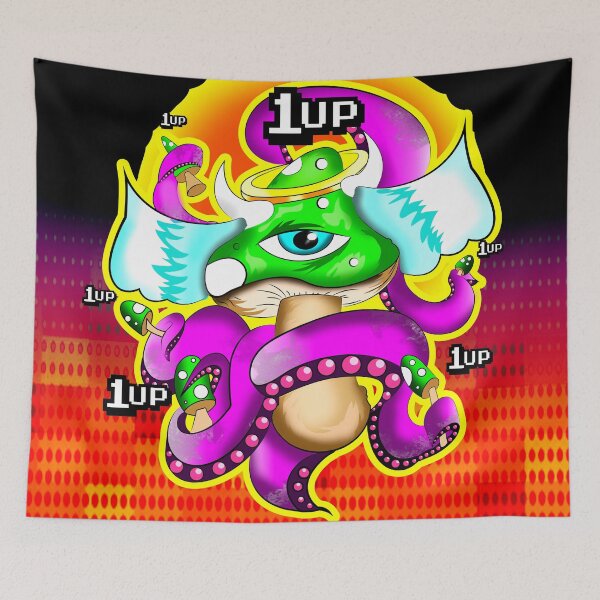 Item preview, 1 Up Mushroom Master designed and sold by tonyromanoart.